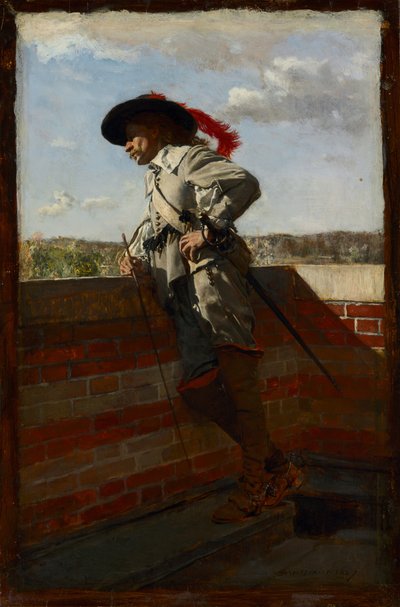 På en terrasse, 1867 av Jean Louis Ernest Meissonier