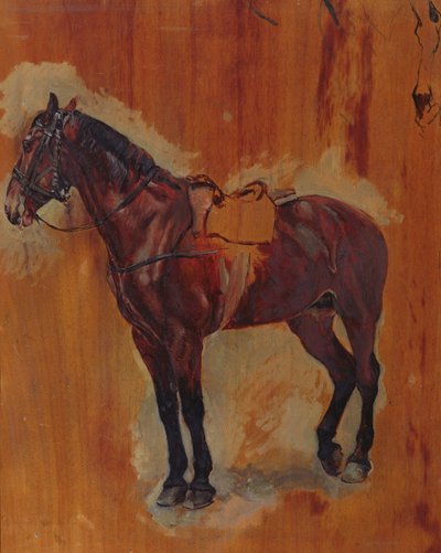 Studie av en hest av Jean Louis Ernest Meissonier