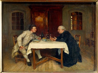 Kurens vin. Maleri av Ernest Meissonier (1815 - 1891) av Jean Louis Ernest Meissonier