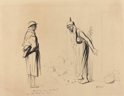 - Hva vil du - Louis av 1871, ca. 19141919. av Jean Louis Forain