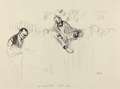 I Versailles juli 1919 av Jean Louis Forain