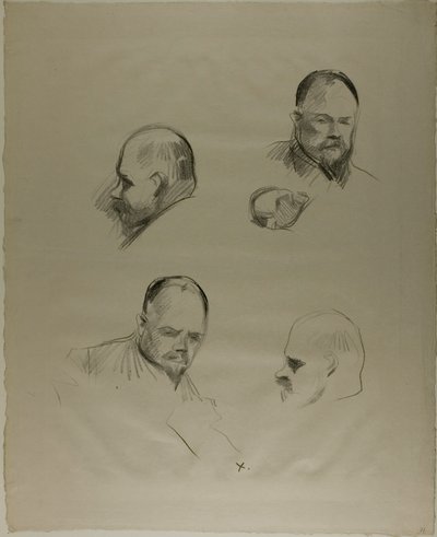 Ambroise Vollard, Fire skisser av Jean Louis Forain