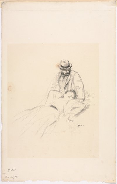 En idyll, fjerde kvartal 1800-tallet eller første tredje 1900-tallet. av Jean Louis Forain
