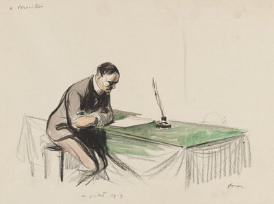 I Versailles, juli 1919 av Jean Louis Forain