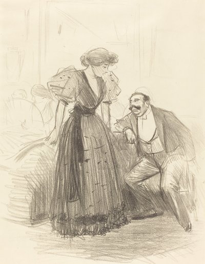På en kveldsfest av Jean Louis Forain