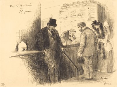 Hos namsmannen av Jean Louis Forain
