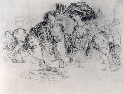 Ved gamblingbordet, 1925. av Jean Louis Forain