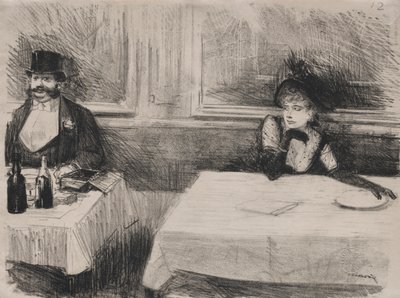 På restauranten av Jean Louis Forain