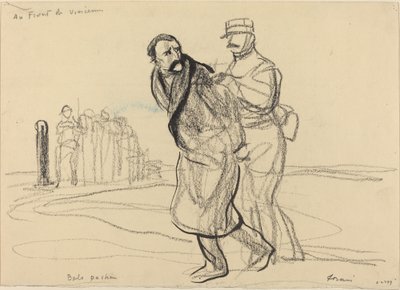 På forsiden av Vincennes. Bolo Pasha, ca. 19141919. av Jean Louis Forain