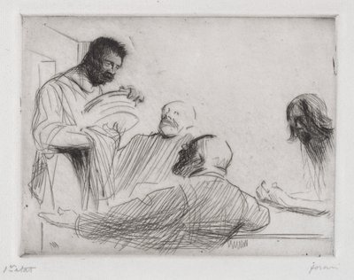 Før middag på Emmaus av Jean Louis Forain