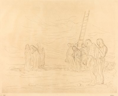 Golgata (første tallerken) av Jean Louis Forain