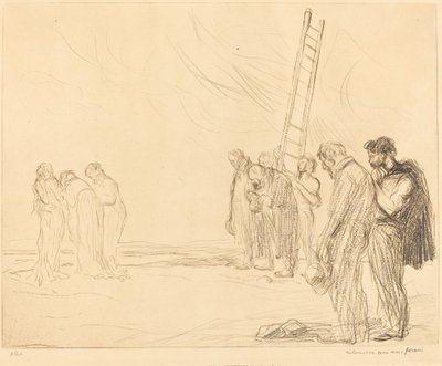 Golgata (andre tallerken) av Jean Louis Forain