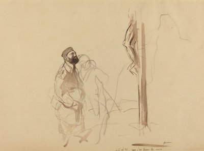 Det var her jeg avsluttet presten, ca. 19141919. av Jean Louis Forain