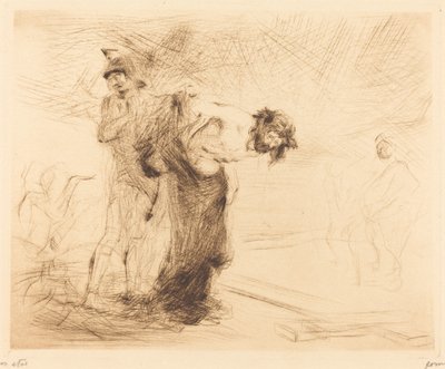 Kristus fratatt sine klær av Jean Louis Forain