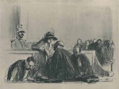 Conseil Juridique, 1919 von Jean Louis Forain