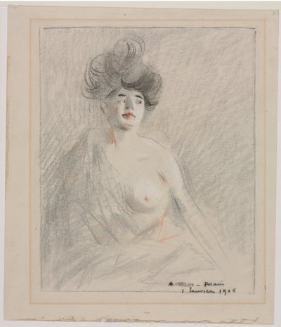 Courtesane, 1906. av Jean Louis Forain