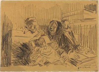 Verteidiger und Angeklagter, um 1908 von Jean Louis Forain