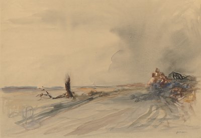 Ødelagt land (rekto) av Jean Louis Forain