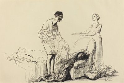 Utskrevet fra militærtjeneste, c. 19141919. av Jean Louis Forain