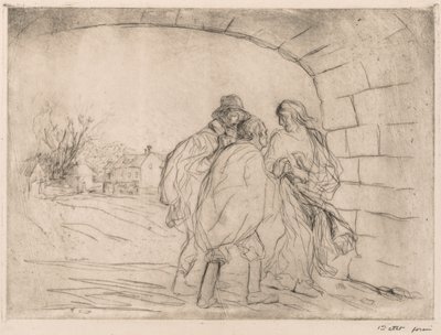 Møte under hvelvet. av Jean Louis Forain