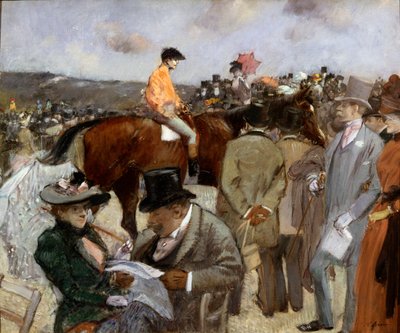 Hesteveddeløp, 1888. av Jean Louis Forain