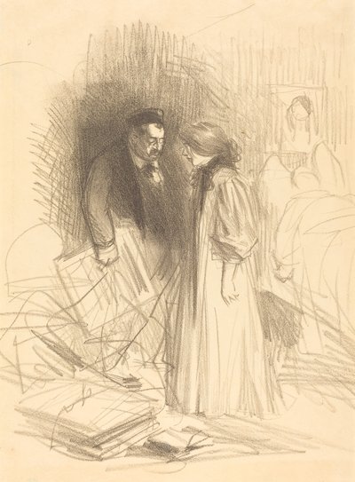 "Jeg tør ikke ta dem ned ... det ville skade ham for mye." av Jean Louis Forain