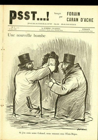 Illustrasjon av Jean-Louis Forain (1852-1931) i Psst...! av Jean Louis Forain