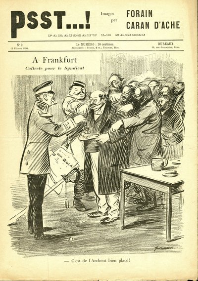 Illustrasjon av Jean-Louis Forain (1852-1931) i Psst...! av Jean Louis Forain