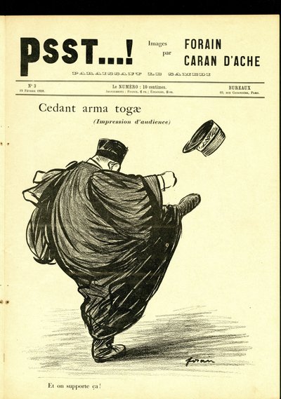 Illustrasjon av Jean-Louis Forain (1852-1931) i Psst...! av Jean Louis Forain