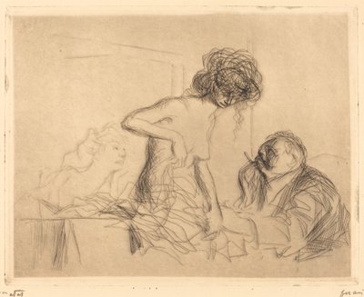 I et privat rom (første tallerken) av Jean Louis Forain