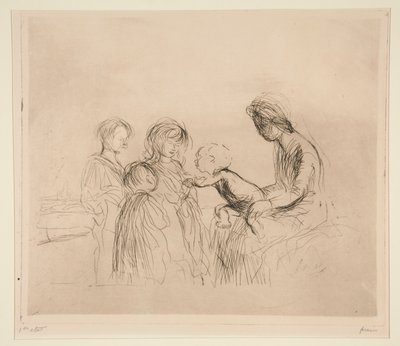 Madonna og barn av Jean Louis Forain