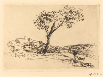 Landskap i omgivelsene til Versailles av Jean Louis Forain