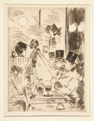 Kafeen i det nye Athen av Jean Louis Forain