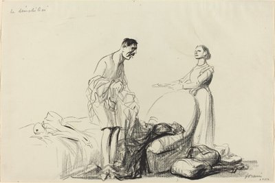 De demobiliserte, ca. 19141919. av Jean Louis Forain