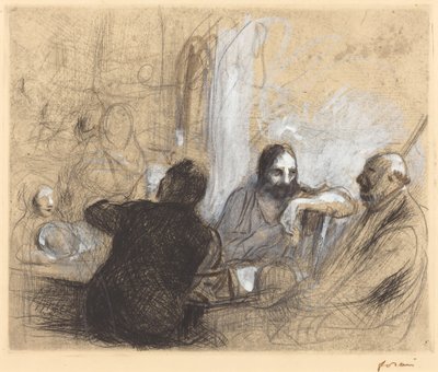 Pilegrimer ved Emmaus av Jean Louis Forain