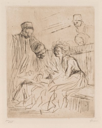 Lesing av advokatbrevet av Jean Louis Forain