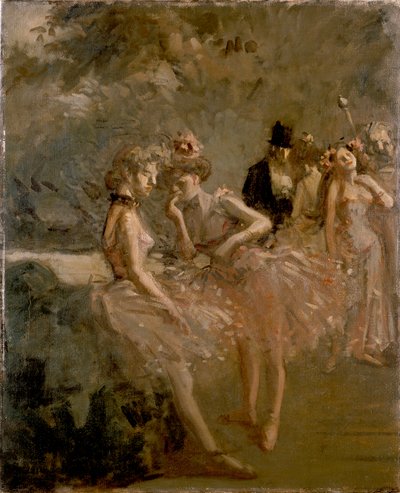 Scene in the Wings of a Theatre, c1870-1900 av Jean Louis Forain