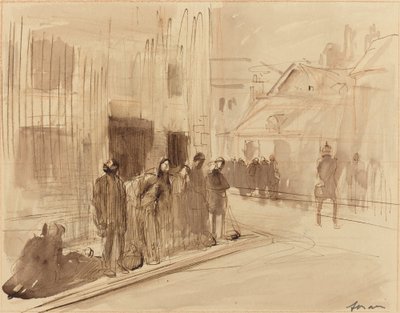 Slaveri i nord, ca. 19141919. av Jean Louis Forain