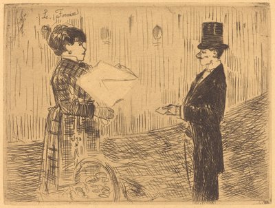 Der Blumenstrauß von Jean Louis Forain