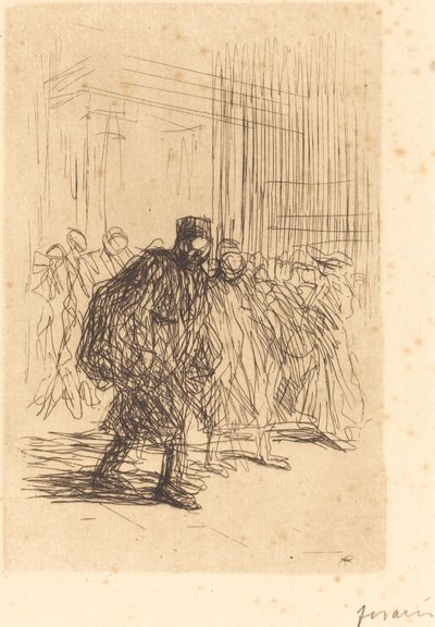 Korridorene til Justispalasset av Jean Louis Forain