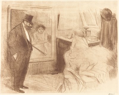 The Dancer's Dressing Room (andre plate) av Jean Louis Forain