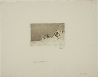 Den døde jenta av Jean Louis Forain