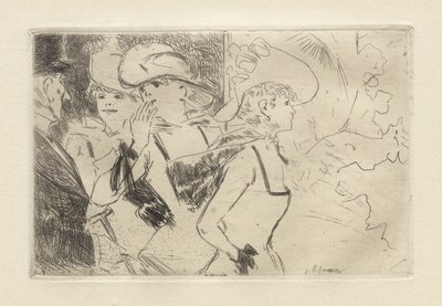 Folies-Bergère, ca. 1880-86 (etsing) av Jean Louis Forain