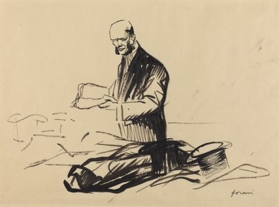 Hatten til Marshall Foch av Jean Louis Forain