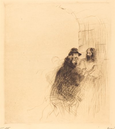 Møtet under buen (andre plate) av Jean Louis Forain