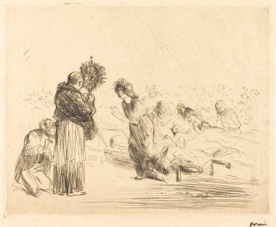 Das Wunder vor dem Allerheiligsten (vierte Platte) von Jean Louis Forain
