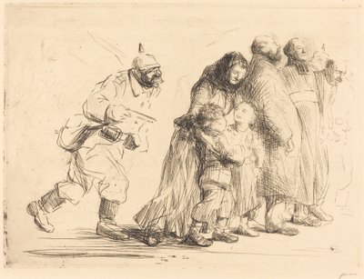The Notables (stor tallerken) av Jean Louis Forain