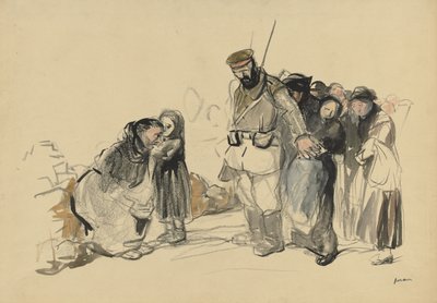 Slaveriet i nord, fjerde kvartal 1800-tallet eller første tredje 1900-tallet. av Jean Louis Forain