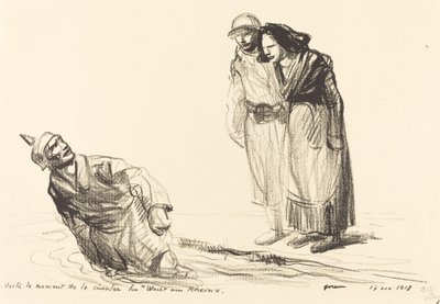 Dette er øyeblikket du synger "Wacht am Rhein" av Jean Louis Forain