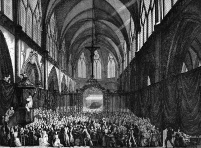 Fransk revolusjon: Begravelsesgudstjeneste i Saint Jacques de l